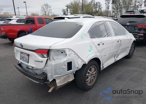 2021 Toyota Corolla Hybrid Le из США, поврежденный, VIN JTDEAMDE1MJ030656